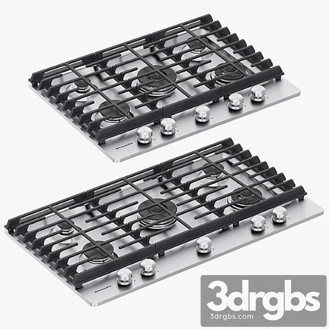 Kitchenaid – 5-burner gas cooktops with griddle 2 3dsmax Download