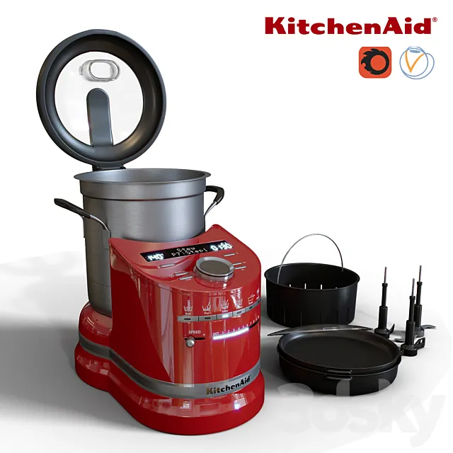 KitchenAid Artisan Kitchen Processor 3ds Max