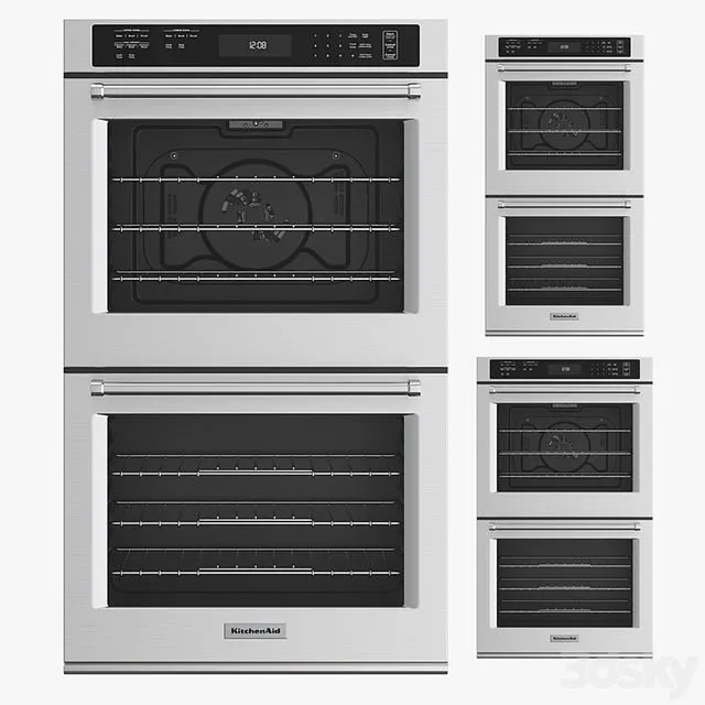 KitchenAid – Double Wall Ovens 3dsMax Model