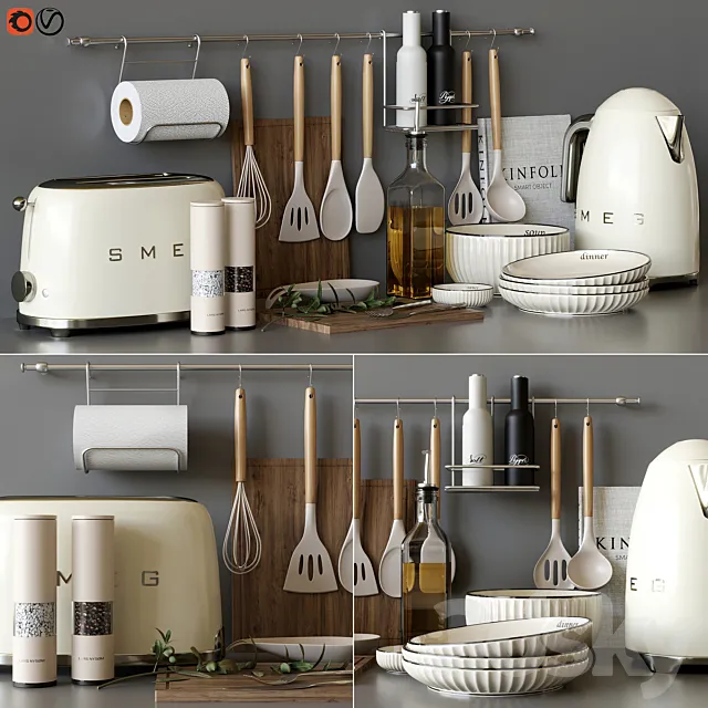 Kitchenware 3ds Max