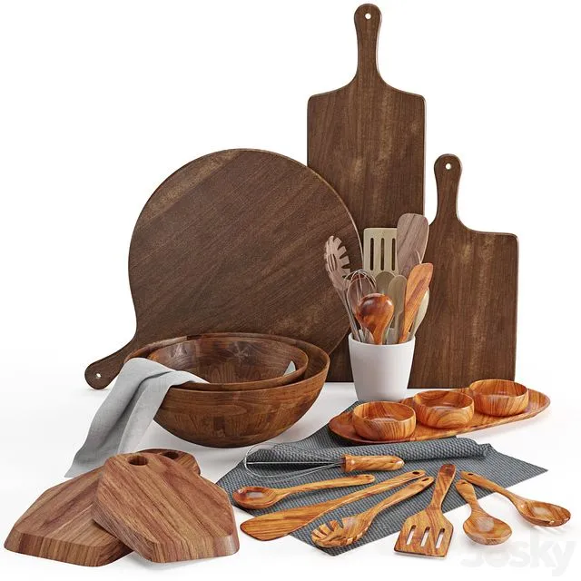 Kitchenware and Tableware 10 3dsMax Model