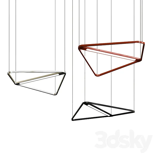 KITE NAKED Pendant light 3ds Max
