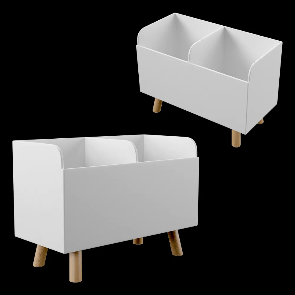 KKhome – Shelf with legs for books 3ds Max