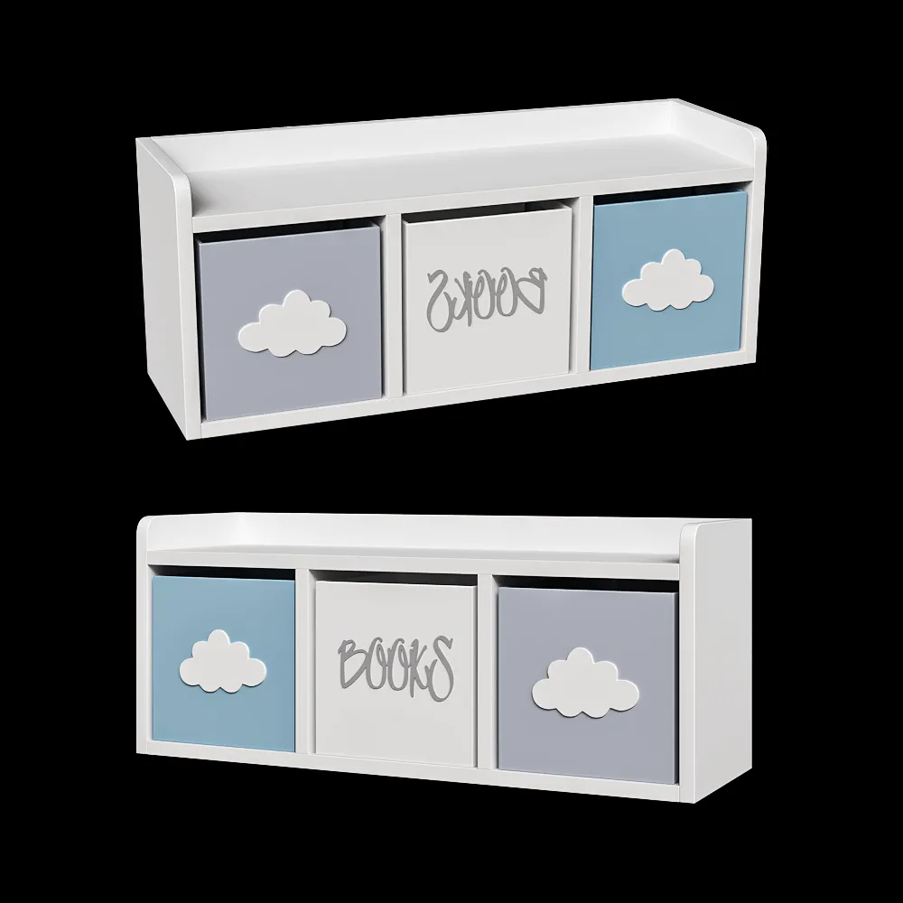 KKhome – Shelving-couch 3ds Max