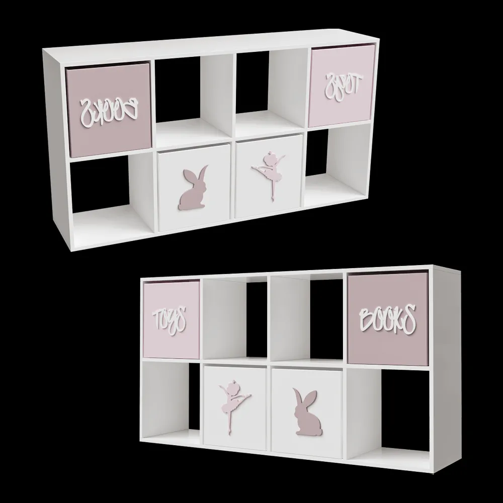 KKhome – Toy rack with drawers 3 3ds Max