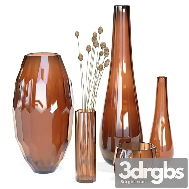 Klassik Studio Vases Amber Set 3dsmax Download
