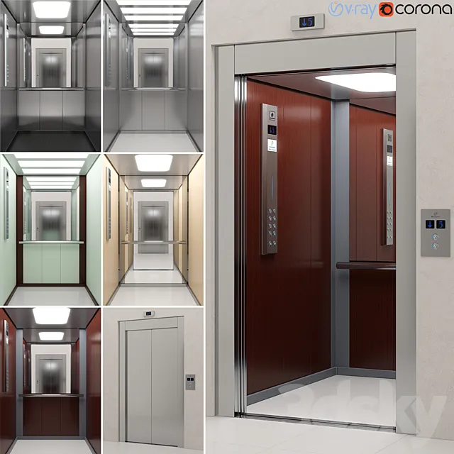 Kleemann Modern Life Elevator 3ds Max