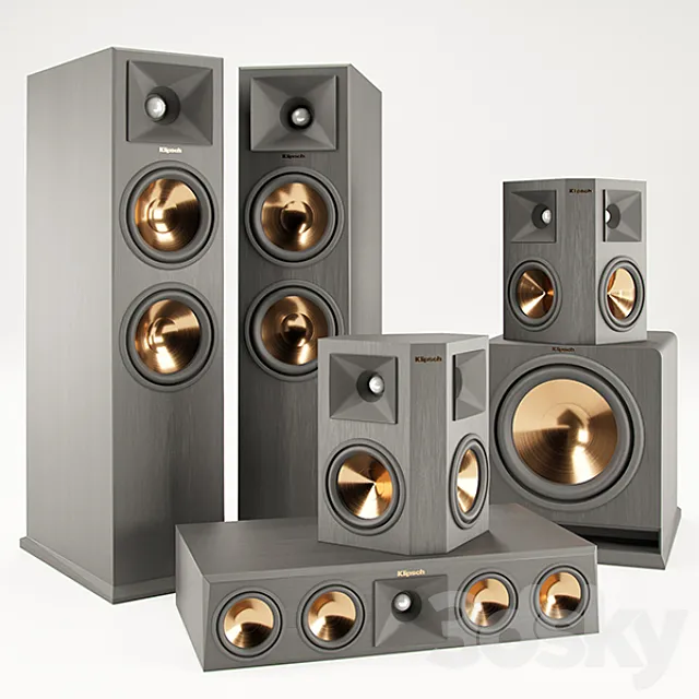 Klipsch RP-260- Ebony 3ds Max