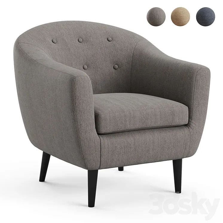 Klorey Chair Ashley Furniture 3DS Max