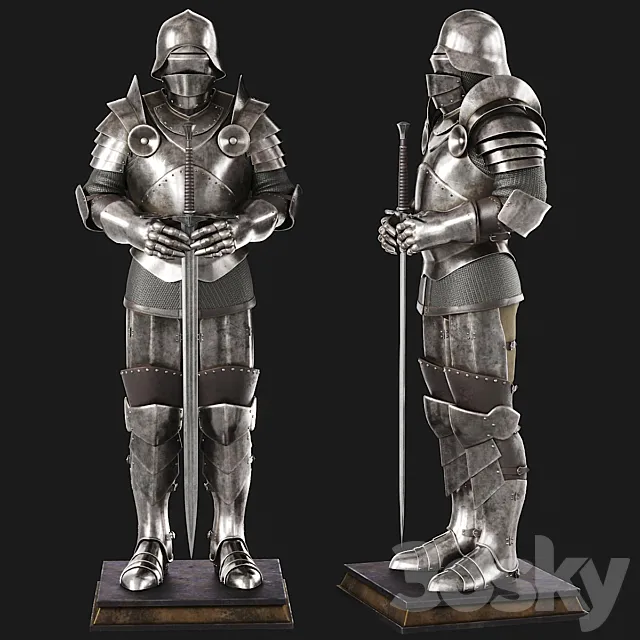 Knight armour 3DSMax File