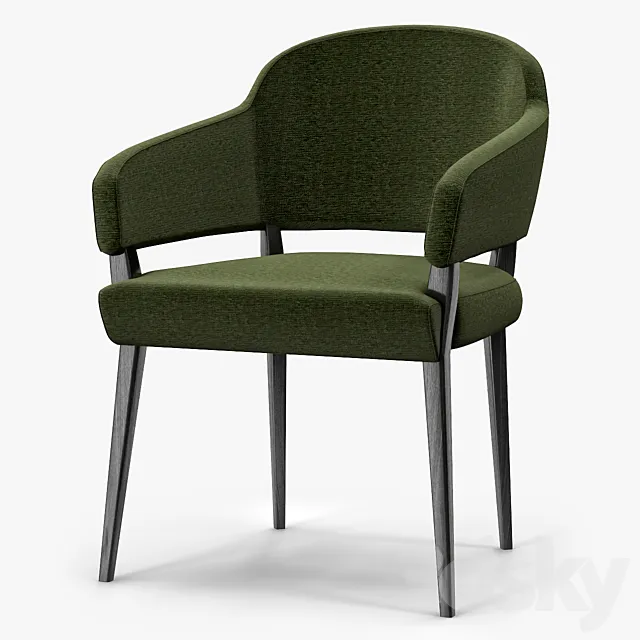 Knightsbridge Lucia Upright Open Chair 3DS Max Model