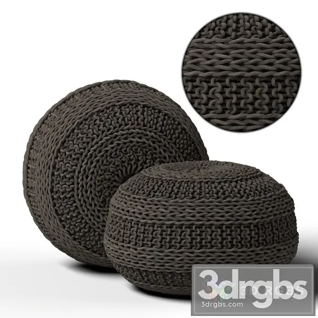 Knitted Pouf 3dsmax Download