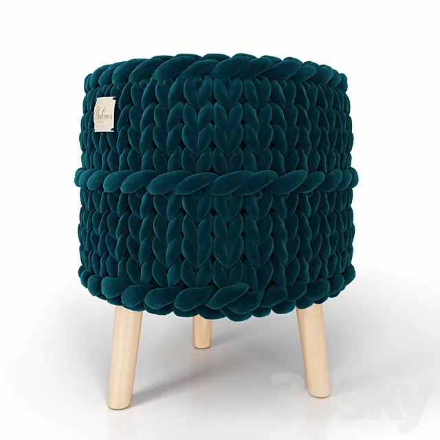 Knitted pouf BETIRES HOME 3DSMax File