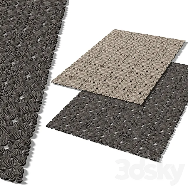 Knitted Rug 3ds Max