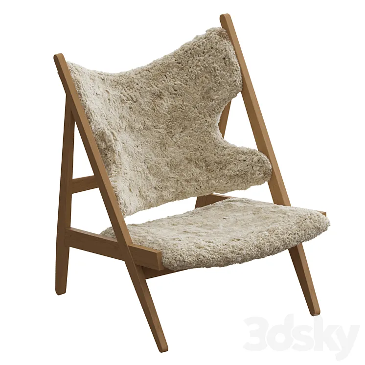 Knitting Lounge Chair 3DS Max Model