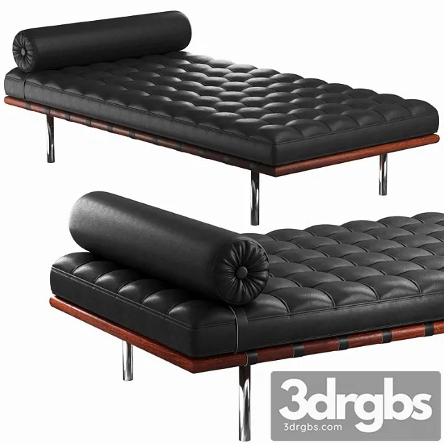 Knoll barcelona day bed 2 3dsmax Download
