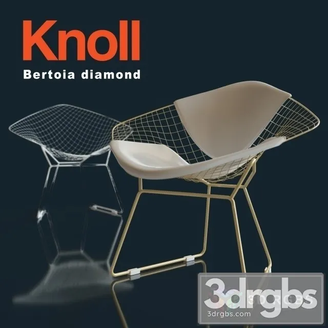 Knoll Bertoia Diamond Lounge Adult 3dsmax Download