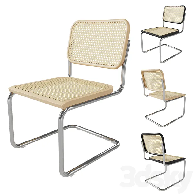 Knoll Cesca Chair Cane 3ds Max