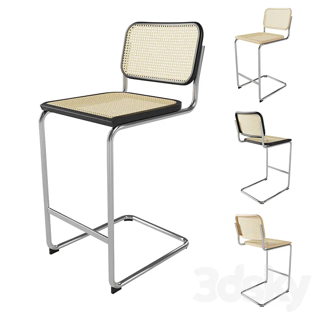 Knoll Cesca Stool Cane 3DS Max Model