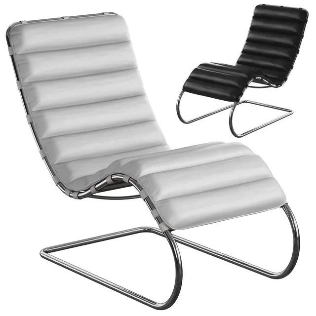 Knoll Mr Lounge Chaise Longue 3dsMax Model