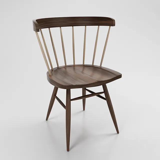 Knoll Straight Chair 3ds Max