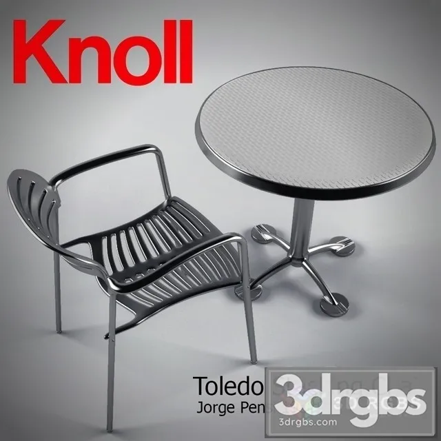 Knoll Toledo Table and Chair 3dsmax Download