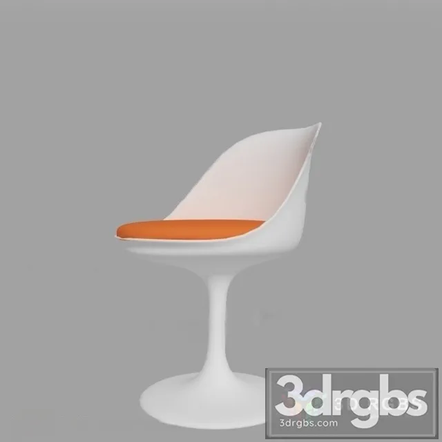 Knoll Tulip White Chair 3dsmax Download