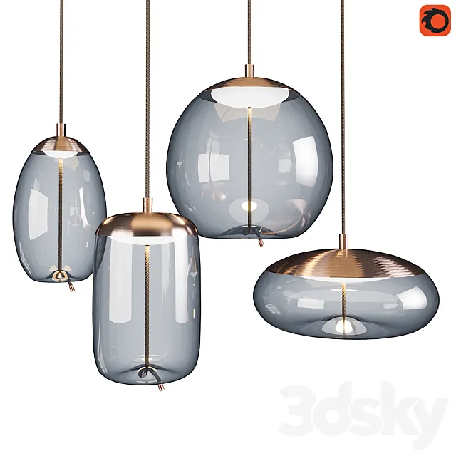 Knot Brokis Pendant Light Kit 3DSMax File