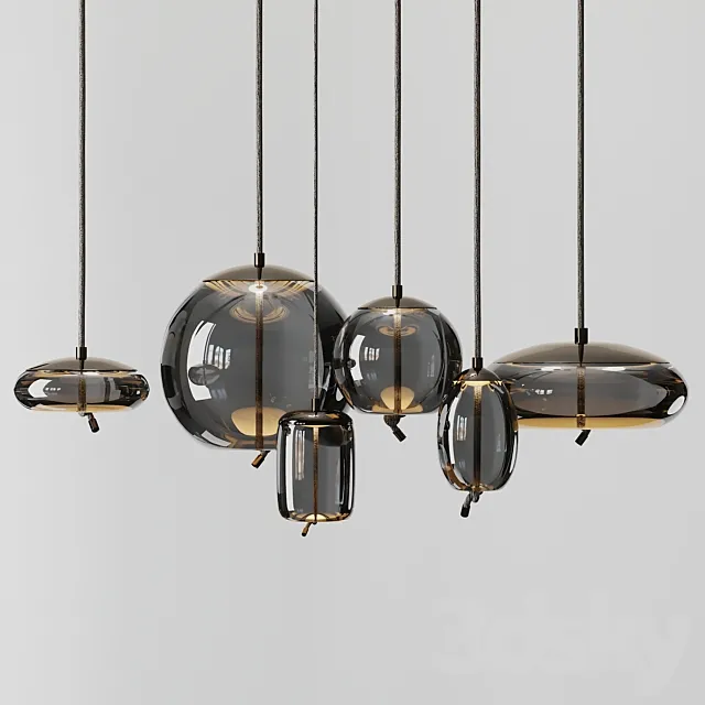 Knot Disco LED Pendant 3DSMax File