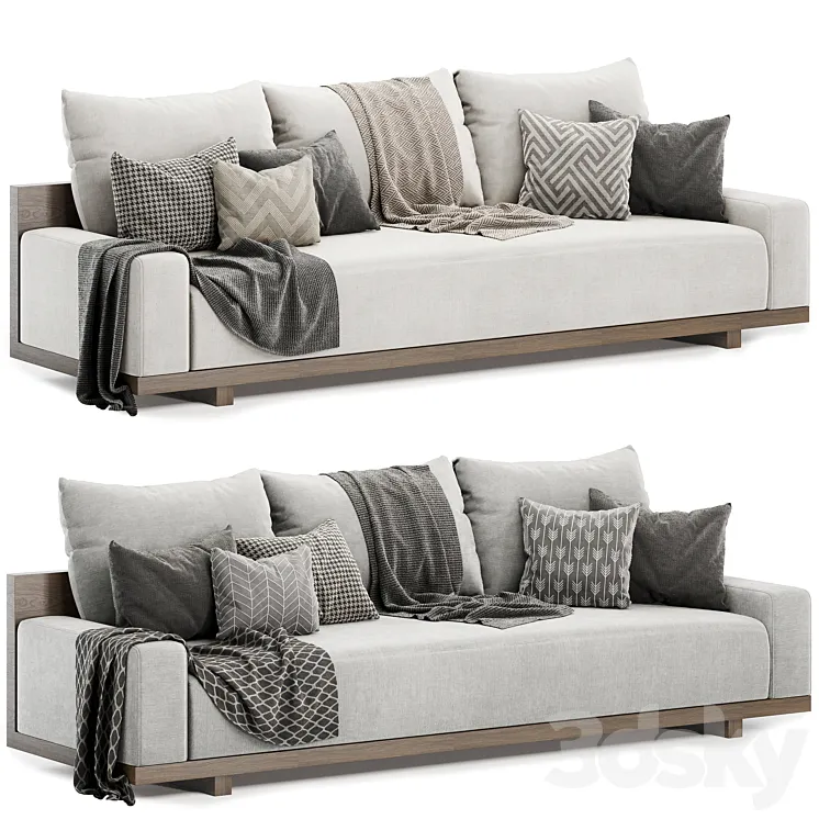 kobe sofa by coco republic 3DS Max Model