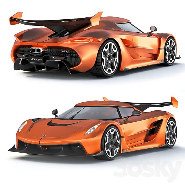Koenigsegg Jesko 2019 3ds Max