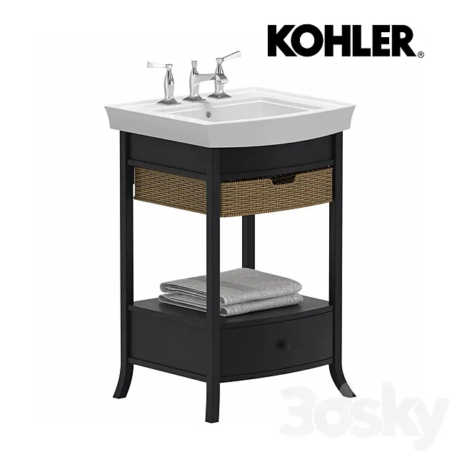 KOHLER ARCHER K-2449 Dressing table 3DSMax File