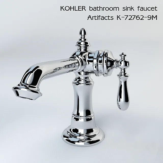 KOHLER bathroom sink faucet Artifacts K-72762-9M 3ds Max