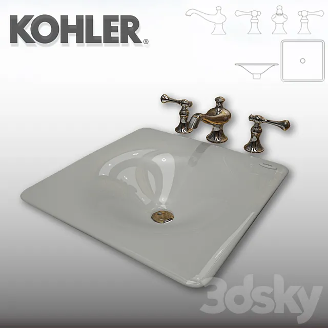 kohler Iron + Revival 3ds Max