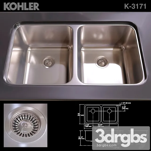 Kohler K 3171 Sink 1 3dsmax Download