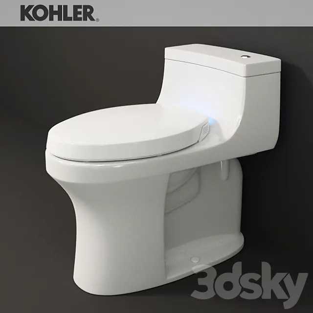 KOHLER “San Souci” toilet 3DS Max Model