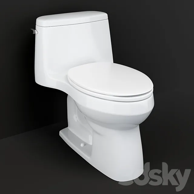 KOHLER “Santa Rosa” Toilet 3DS Max Model