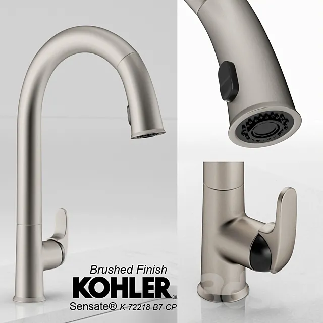 KOHLER Sensate Touch Faucet 3DS Max Model