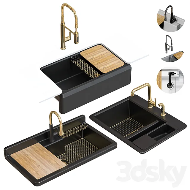 kohler sink set 3DS Max Model