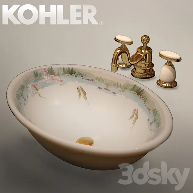 kohler The Rod and the Fly + Kohler Antique 3DSMax File