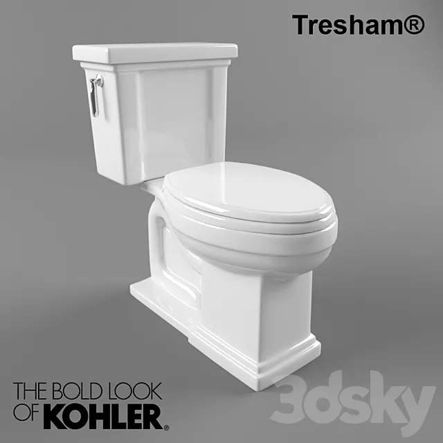 Kohler Tresham Toilet 3DSMax File