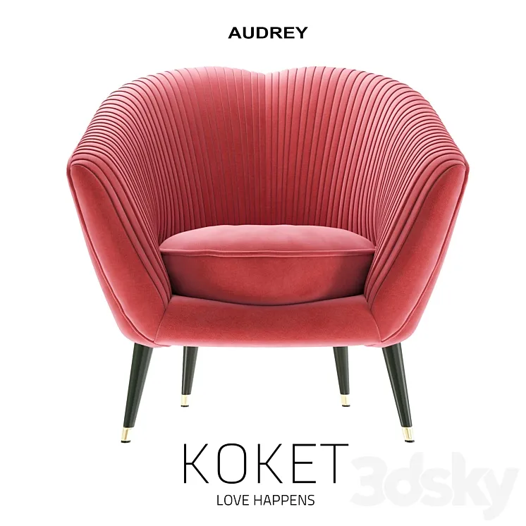 Koket Audrey | CHAIR 3DS Max