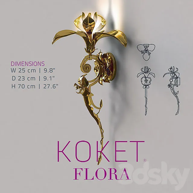 Koket Flora 3DSMax File