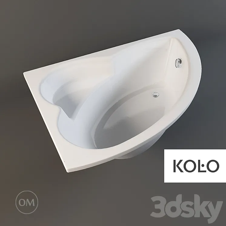 KOLO Bath neo plus 150x100cm L 3DS Max