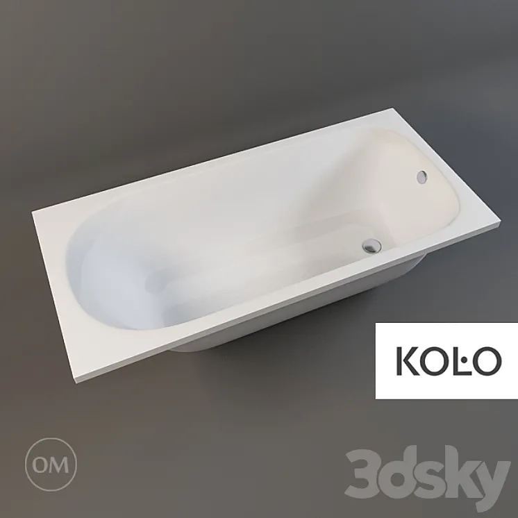 KOLO Bath SPARK 160×75 cm 3DS Max