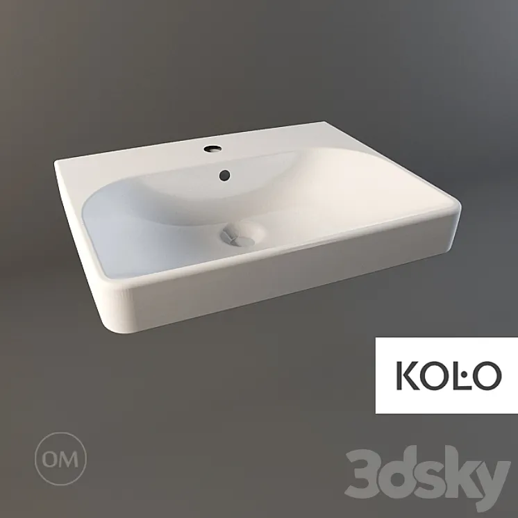 KOLO Countertop sink TRAFFIC 60 cm 3DS Max