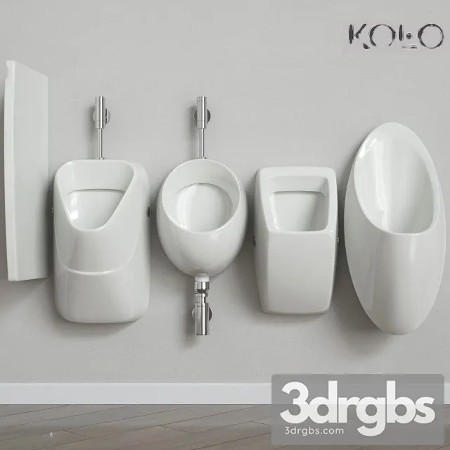 Kolo Urinals Toilet Set 3dsmax Download