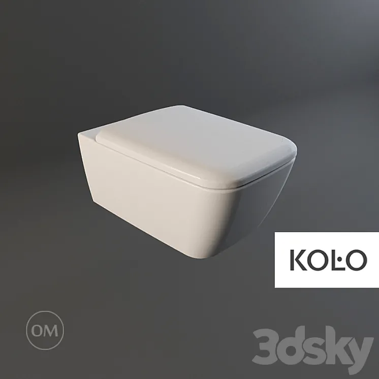 KOLO Wc hanging LIFE 3DS Max