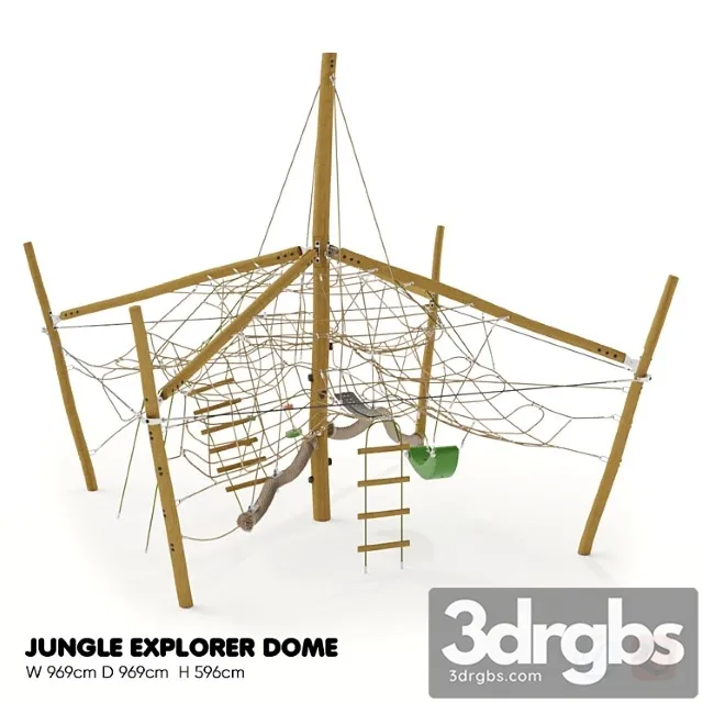 Kompan jungle explorer dome 3dsmax Download