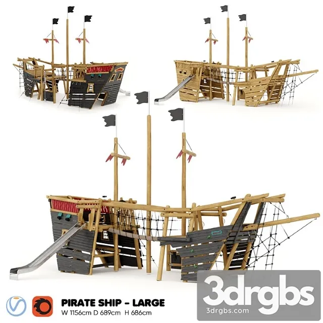 Kompan pirate ship large 3dsmax Download